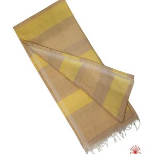 Multicolor Khadi Saree - Madura Sand